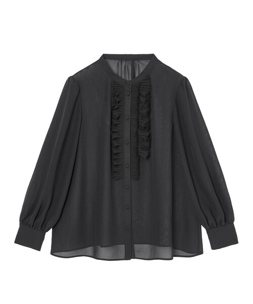 ANAYI（アナイ）の「シフォンジョーゼットフリル ブラウス