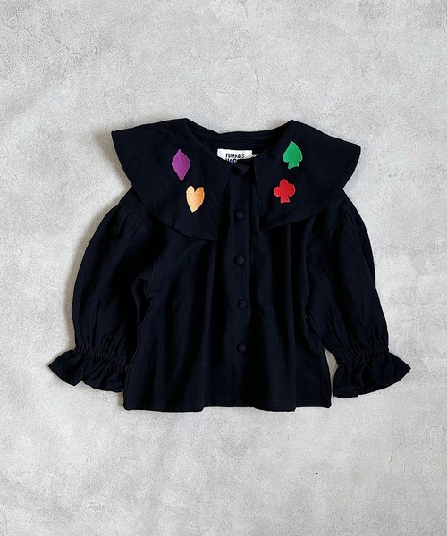 HOGAN RANCH WEAR（ホーガンランチウエア）の「ビッグカラーブラウス（90～130cm）（シャツ/ブラウス・キッズ・カーキ/ブラック/ライトブルー・110/120/90/130/100）」の17枚目の写真