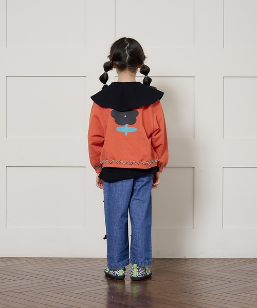 HOGAN RANCH WEAR（ホーガンランチウエア）の「ビッグカラーブラウス（90～130cm）（シャツ/ブラウス・キッズ・カーキ/ブラック/ライトブルー・110/120/90/130/100）」の6枚目の写真