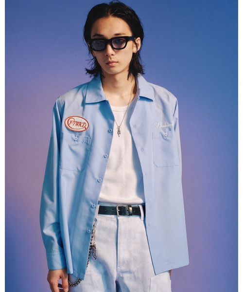 FTW(エフティダブリュー)の「WORK SHIRT(シャツ/ブラウス・メンズ・グレー/ライトブルー/ネイビー・MEDIUM/LARGE)」の5枚目の写真