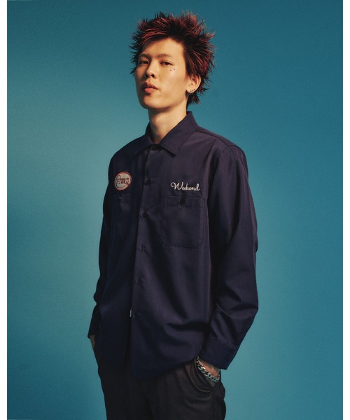 FTW(エフティダブリュー)の「WORK SHIRT(シャツ/ブラウス・メンズ・グレー/ライトブルー/ネイビー・MEDIUM/LARGE)」の7枚目の写真