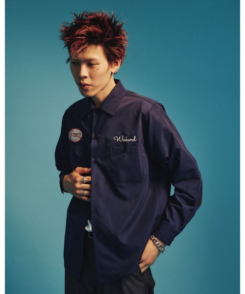 FTW(エフティダブリュー)の「WORK SHIRT(シャツ/ブラウス・メンズ・グレー/ライトブルー/ネイビー・MEDIUM/LARGE)」の8枚目の写真