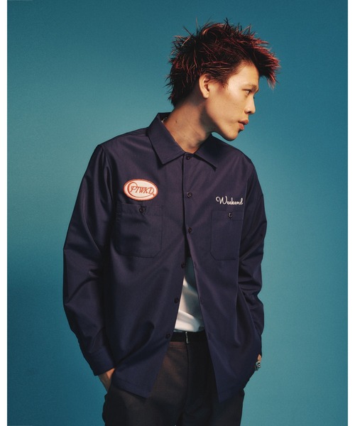 FTW(エフティダブリュー)の「WORK SHIRT(シャツ/ブラウス・メンズ・グレー/ライトブルー/ネイビー・MEDIUM/LARGE)」の9枚目の写真