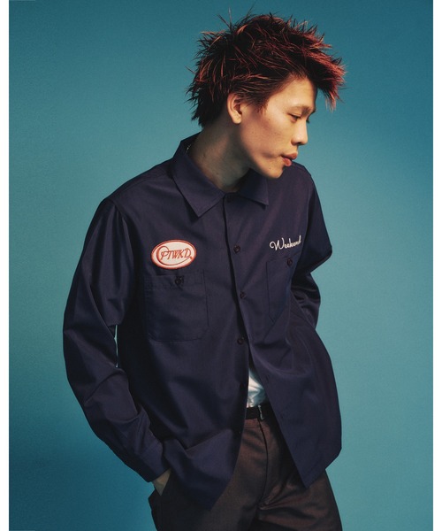 FTW(エフティダブリュー)の「WORK SHIRT(シャツ/ブラウス・メンズ・グレー/ライトブルー/ネイビー・MEDIUM/LARGE)」の10枚目の写真