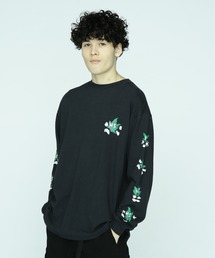 MANASTASH/マナスタッシュ/HEMP L/S TEE HEMPTYY/ヘンプロゴロングスリーブTシャツ ヘンプティ
