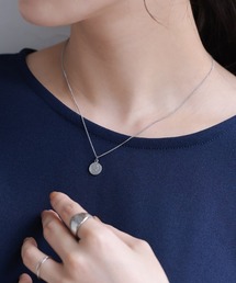 【silver925】メダルトップネックレス