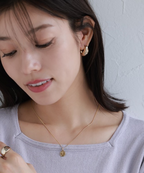 Pierrot(ピエロ)の「【silver925】メダルトップネックレス(ネックレス・レディース・シルバー/ゴールド・FREE)」の4枚目の写真