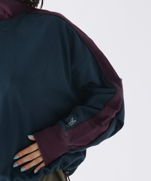 niko and...(ニコアンド)の「【DOD(ディーオーディー)】コラボZIPノヤーツプルオーバー(Tシャツ/カットソー・レディース・グレー/ネイビー・FREE)」の11枚目の写真