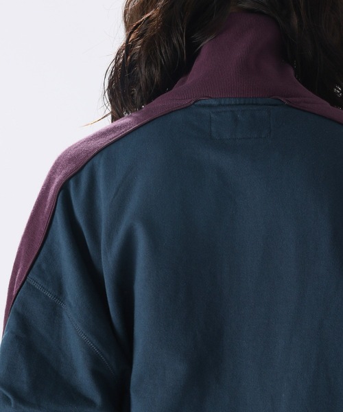 niko and...(ニコアンド)の「【DOD(ディーオーディー)】コラボZIPノヤーツプルオーバー(Tシャツ/カットソー・レディース・グレー/ネイビー・FREE)」の14枚目の写真