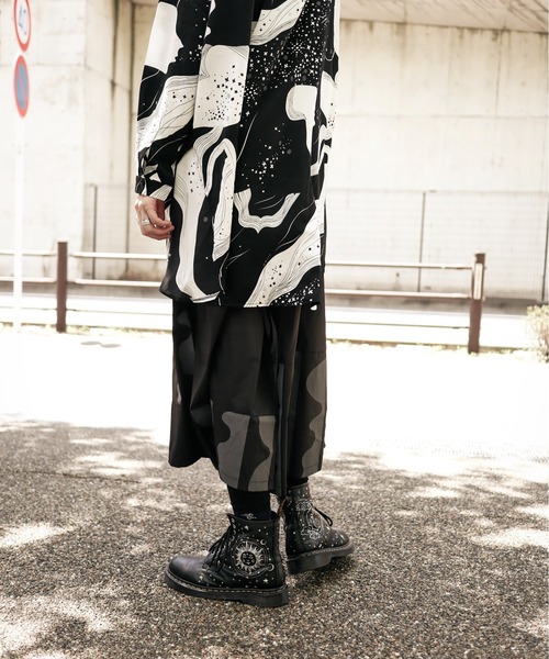 rovtski(ロフトスキー)の「波ペイントワイドパンツ(その他パンツ・レディース・ブラック・FREE)」の10枚目の写真