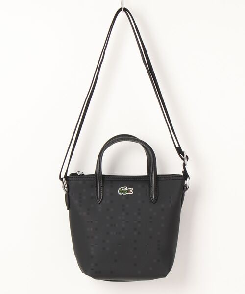 LACOSTE(ラコステ)の「《LACOSTE》XS SHOPPING CROSS BAG / L.12.12 CONCEPT(トートバッグ・レディース・ブラック/レッド/ネイビー/ピンク/ブラウン系その他・フリー)」の2枚目の写真