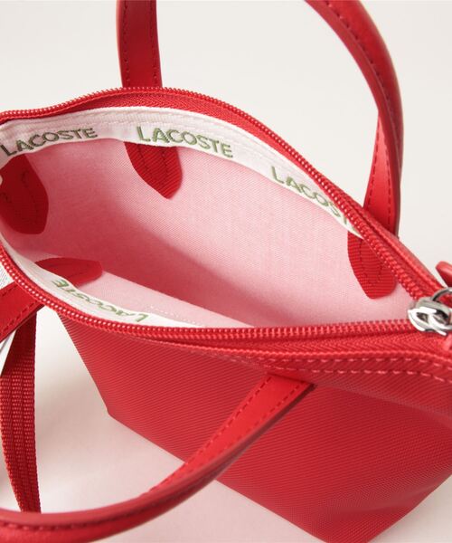 LACOSTE(ラコステ)の「《LACOSTE》XS SHOPPING CROSS BAG / L.12.12 CONCEPT(トートバッグ・レディース・ブラック/レッド/ネイビー/ピンク/ブラウン系その他・フリー)」の10枚目の写真