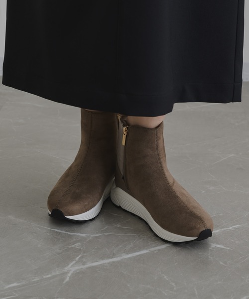KATHARINE ROSS(キャサリンロス)の「【KATHARINE ROSS】スニーカーブーツ(ブーツ・レディース・ブラック/グレイッシュベージュ・LARGE/MEDIUM/SMALL)」の8枚目の写真