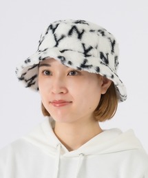 RE730（アールイーセブンサーティー）の「RE730 ふわふわもこもこの可愛いファーのバケットハット（ハット）」