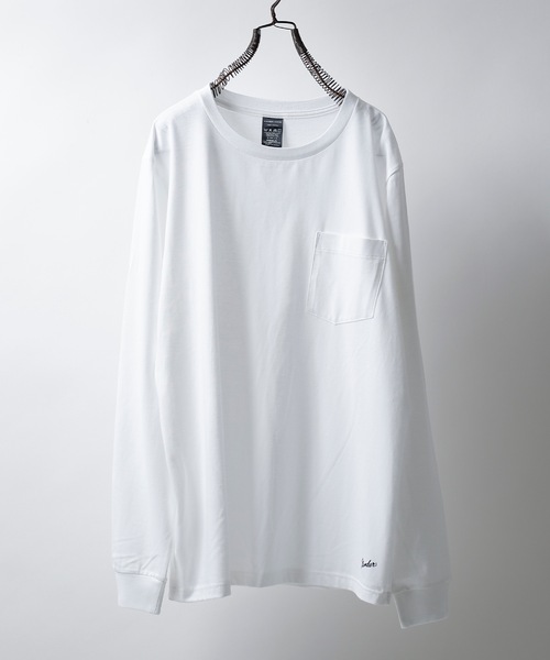 NUMBER (N)INE(ナンバーナイン)の「Number⑨ HEM PRINTED L/S POCKET T-SHIRT(Tシャツ/カットソー・メンズ・ブラック/ホワイト・2/3/4)」の3枚目の写真