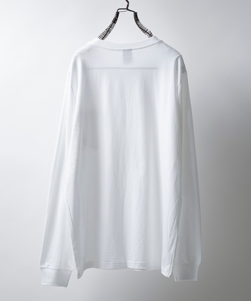 NUMBER (N)INE(ナンバーナイン)の「Number⑨ HEM PRINTED L/S POCKET T-SHIRT(Tシャツ/カットソー・メンズ・ブラック/ホワイト・2/3/4)」の8枚目の写真
