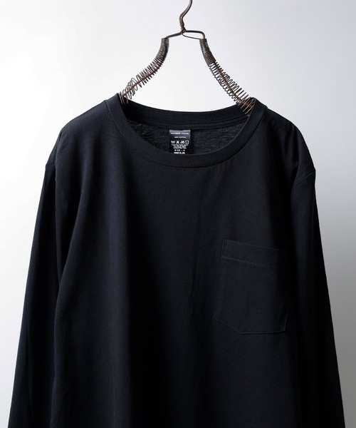 NUMBER (N)INE(ナンバーナイン)の「Number⑨ HEM PRINTED L/S POCKET T-SHIRT(Tシャツ/カットソー・メンズ・ブラック/ホワイト・2/3/4)」の10枚目の写真