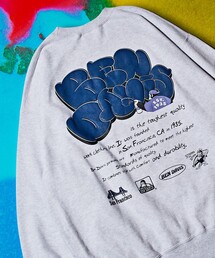 FREAK'S STORE | 限定展開 BEN DAVIS×FREAK'S STORE/ベンデイビス 別注 ビッグシルエット タギングロゴ バックプリント クルーネックスウェット(スウェット)