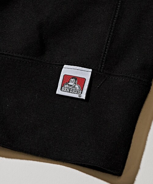 FREAK'S STORE（フリークスストア）の「限定展開 BEN DAVIS×FREAK'S STORE/ベンデイビス 別注 ビッグシルエット タギングロゴ バックプリント クルーネックスウェット（スウェット・メンズ・サックスブルー/グリーン/グレー/ブラック・SMALL/LARGE/X-LARGE/MEDIUM）」の19枚目の写真