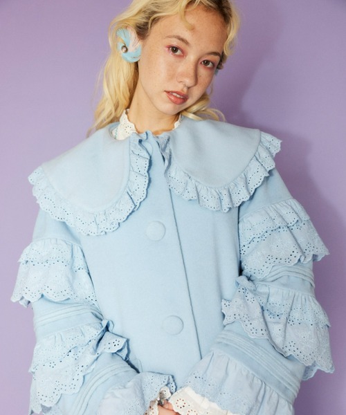 Candy Stripper FRILL COLLAR フリルカラーコート　S Candy Stripper FRILL COLLAR フリルカラーコート S