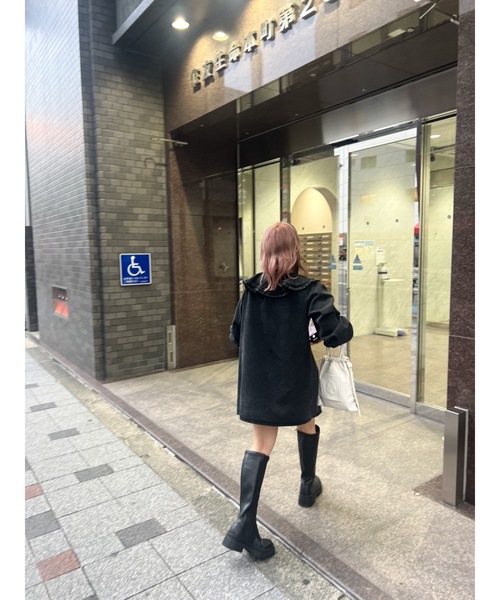 jumelle（ジュメロ）の「le denim shirt（Tシャツ/カットソー・レディース・ブラック・FREE）」の19枚目の写真