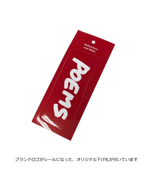 TRAP/U (トラップユー)の「バック フラワー刺繍 / 裏毛スウェット クルーネック トレーナー(スウェット・メンズ・ブラック/ダークグリーン/ホワイト・L/M)」の4枚目の写真