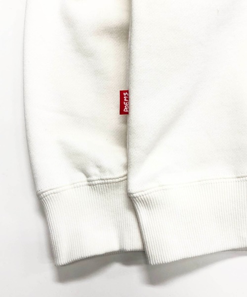 TRAP/U (トラップユー)の「バック フラワー刺繍 / 裏毛スウェット クルーネック トレーナー(スウェット・メンズ・ブラック/ダークグリーン/ホワイト・L/M)」の16枚目の写真