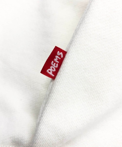 TRAP/U (トラップユー)の「バック フラワー刺繍 / 裏毛スウェット クルーネック トレーナー(スウェット・メンズ・ブラック/ダークグリーン/ホワイト・L/M)」の17枚目の写真
