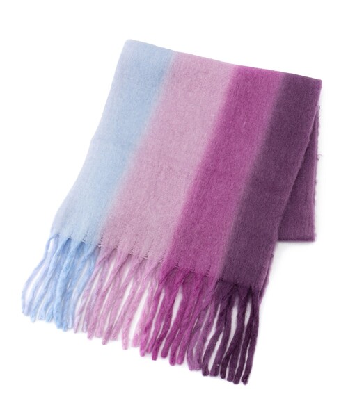 tk.TAKEO KIKUCHI(ティーケータケオキクチ)の「◆シャギーボリュームロングマフラー(マフラー・メンズ・グリーン/ホワイト/ブルー/ブラック系1/パープル系2/グリーン系その他3/イエロー系9/サックスブルー系3/ブラウン系2/ブラック・00)」の20枚目の写真