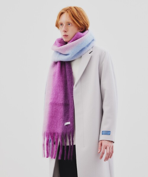 tk.TAKEO KIKUCHI(ティーケータケオキクチ)の「◆シャギーボリュームロングマフラー(マフラー・メンズ・グリーン/ホワイト/ブルー/ブラック系1/パープル系2/グリーン系その他3/イエロー系9/サックスブルー系3/ブラウン系2/ブラック・00)」の19枚目の写真