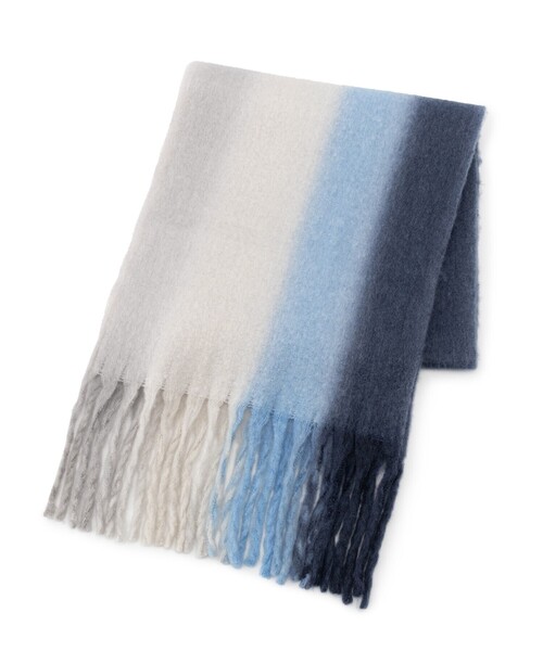 tk.TAKEO KIKUCHI(ティーケータケオキクチ)の「◆シャギーボリュームロングマフラー(マフラー・メンズ・グリーン/ホワイト/ブルー/ブラック系1/パープル系2/グリーン系その他3/イエロー系9/サックスブルー系3/ブラウン系2/ブラック・00)」の16枚目の写真