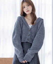 clear | ビックカラーショート丈カーディガントップス≪2023AW新作≫(カーディガン/ボレロ)