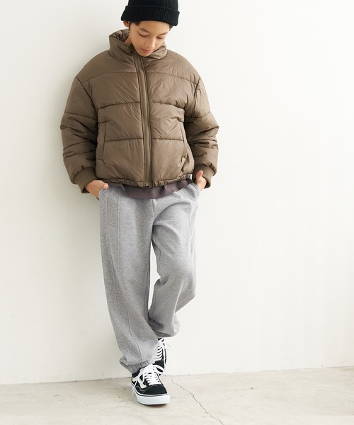 coca（coca）（コカ）の「キッズ サイド切替スウェットジョガーパンツ（スウェットパンツ・キッズ・グレー/カーキ・110/120/130/140）」の6枚目の写真