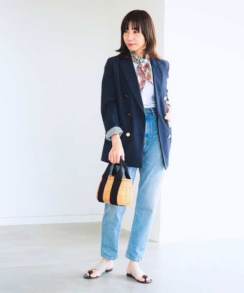 【超美品】ビーミングby BEAMS ダブルブレストジャケット B:MING by BEAMS（ビーミング by ビームス）ダブルブレスト ジャケット