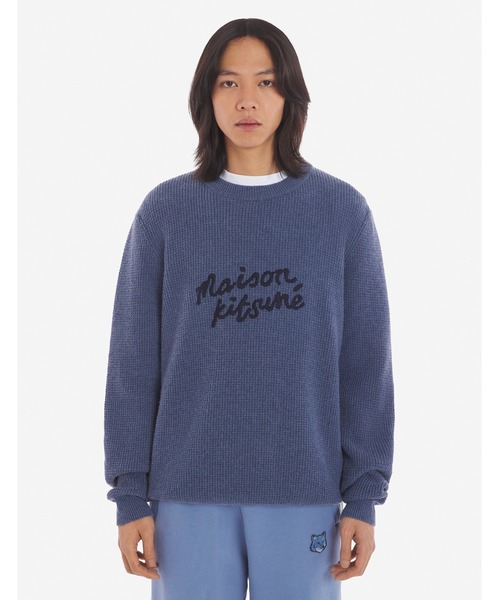 メゾンキツネ handwritingcomfortsweatshirt MAISON KITSUNE HANDWRITING COMFORT SWEATSHIRT | Maison Kitsuné