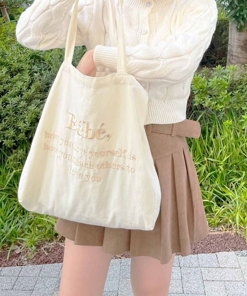 frunco（フランコ）の「Bebe刺繍トートバッグ（トートバッグ）」 - WEAR