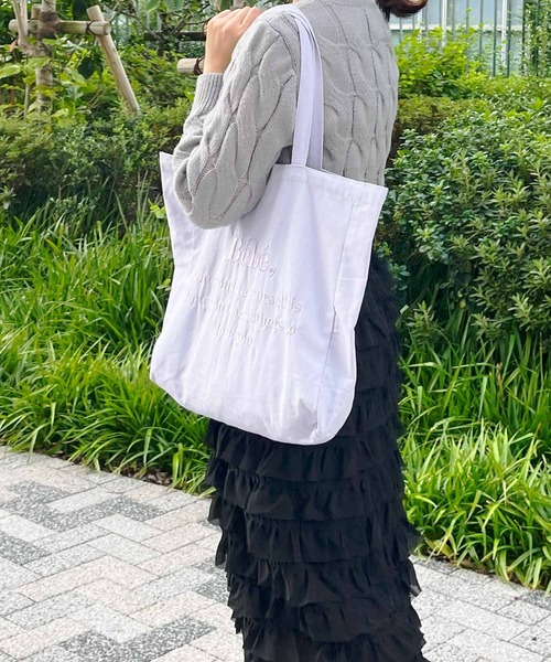 frunco（フランコ）の「Bebe刺繍トートバッグ（トートバッグ）」 - WEAR