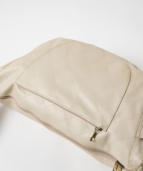 anoco no oheya(アノコノオへヤ)の「INTERFACTORY×えのちゃん daily leather bag(ショルダーバッグ・レディース・アイボリー/カーキ・FREE)」の18枚目の写真