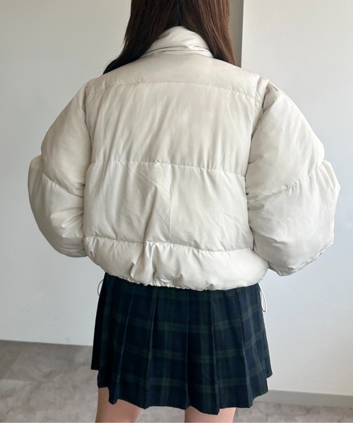 apres jour mignon(アプレジュールミニョン)の「ダウンライク2WAYスタンドブルゾン【ZOZOTOWN限定アイテム】(ブルゾン・レディース・オフホワイト/チャコールグレー/ライトグレー/ブラック・X-LARGE/フリー)」の13枚目の写真
