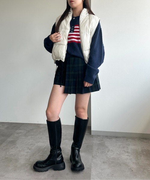 apres jour mignon(アプレジュールミニョン)の「ダウンライク2WAYスタンドブルゾン【ZOZOTOWN限定アイテム】(ブルゾン・レディース・オフホワイト/チャコールグレー/ライトグレー/ブラック・X-LARGE/フリー)」の16枚目の写真