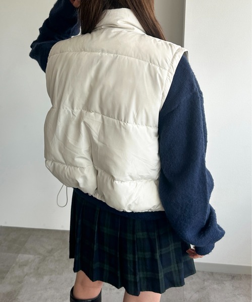 apres jour mignon(アプレジュールミニョン)の「ダウンライク2WAYスタンドブルゾン【ZOZOTOWN限定アイテム】(ブルゾン・レディース・オフホワイト/チャコールグレー/ライトグレー/ブラック・X-LARGE/フリー)」の18枚目の写真