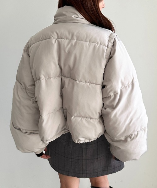 セール】ダウンライク2WAYスタンドブルゾン【ZOZOTOWN限定アイテム