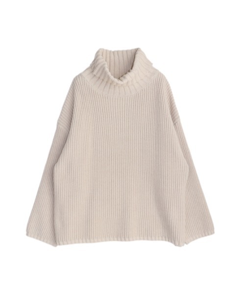 AMAIL(アマイル)の「Volume up knit(ニット/セーター・レディース・アイボリー/ブラック/ブルー・FREE)」の16枚目の写真