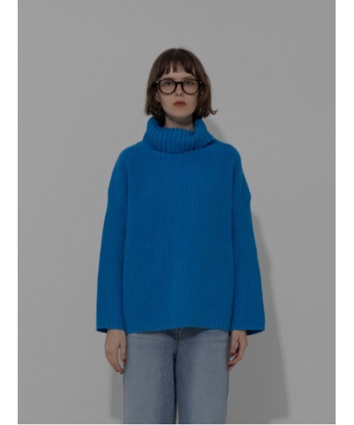 AMAIL(アマイル)の「Volume up knit(ニット/セーター・レディース・アイボリー/ブラック/ブルー・FREE)」の22枚目の写真