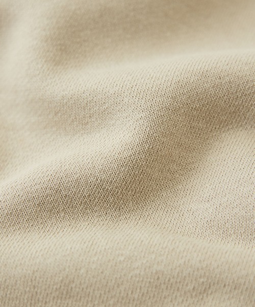 CUBE SUGAR（キューブシュガー）の「スウェット×ジャガードクルーネックプルオーバー（スウェット・レディース・ブラック/カーキ/ナチュラル・M）」の7枚目の写真