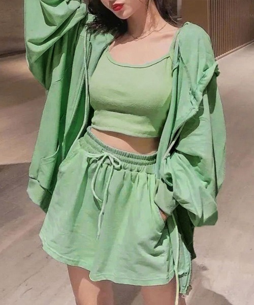 Miniministore(ミニミニストア)の「3点セット ルームウェア レディース韓国(ルームウェア/パジャマ・レディース・ミント/グレー/ブラック/ホワイト・フリー)」の4枚目の写真