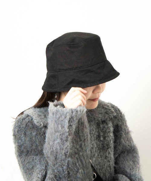 WEGO（ウィゴー）の「WEGO/ダウンブリムバケットハット（ハット・レディース・その他1/ホワイト/ライトインディゴブルー/アイボリー/ブラック/インディゴブルー・FREE）」の16枚目の写真