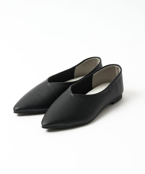 coen（コーエン）の「やみつきポインテッドシューズ（パンプス・レディース・ホワイト/ブラック・23cm/23.5cm/24cm/24.5cm）」の16枚目の写真