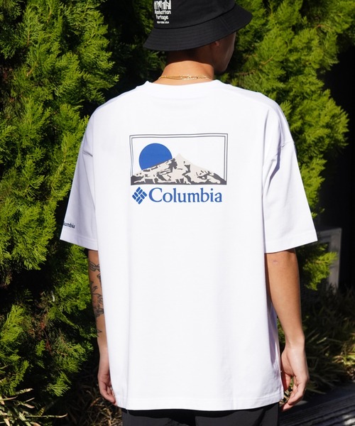 Columbia（コロンビア）の「【ムラサキスポーツ限定】columbia/コロンビア 半袖Tシャツ 水陸両用/ユーティリティー UVケア バックプリント PM0941（Tシャツ/カットソー・メンズ・ブラック系その他/ホワイト系その他/ブラック/ホワイト/グリーン/グレー/グリーン系その他/グレー系その他・M/XL/L）」の2枚目の写真