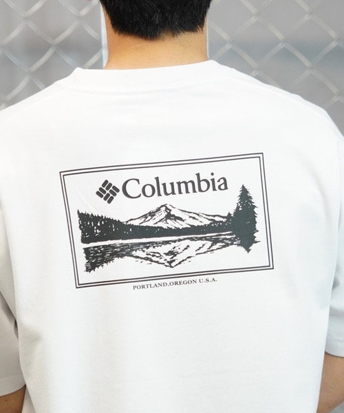 Columbia（コロンビア）の「【ムラサキスポーツ限定】columbia/コロンビア 半袖Tシャツ 水陸両用/ユーティリティー UVケア バックプリント PM0941（Tシャツ/カットソー・メンズ・ブラック系その他/ホワイト系その他/ブラック/ホワイト/グリーン/グレー/グリーン系その他/グレー系その他・M/XL/L）」の15枚目の写真